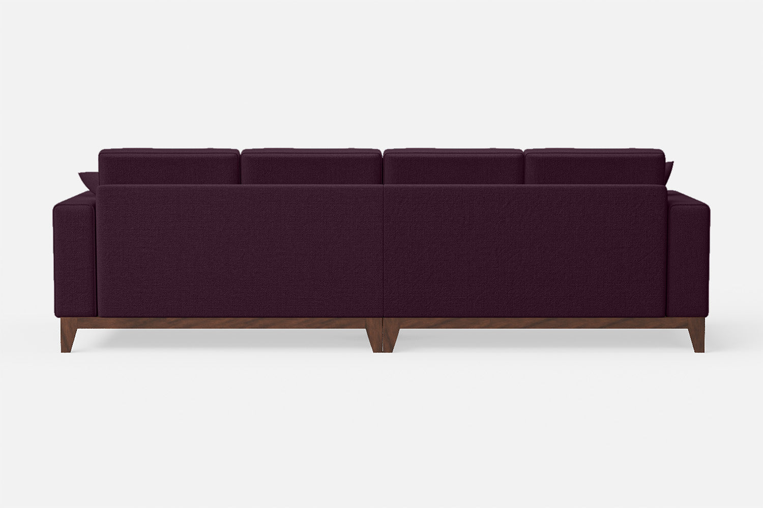 Lucca 4 Seater Sofa Purple Linen Fabric