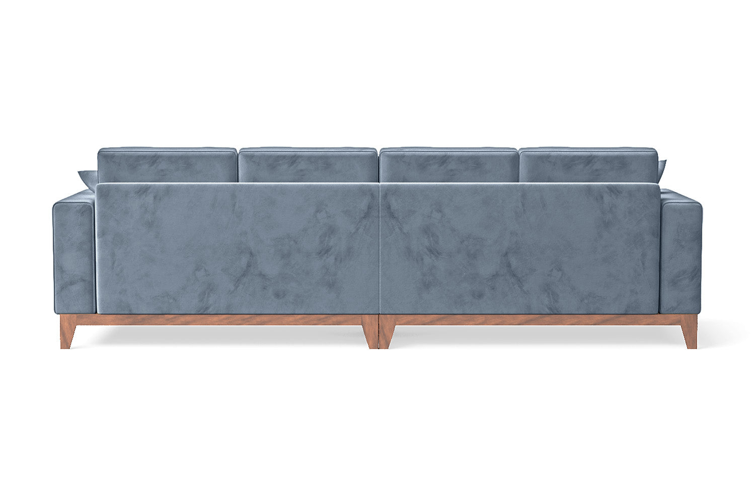 Lucca 4 Seater Sofa Baby Blue Velvet