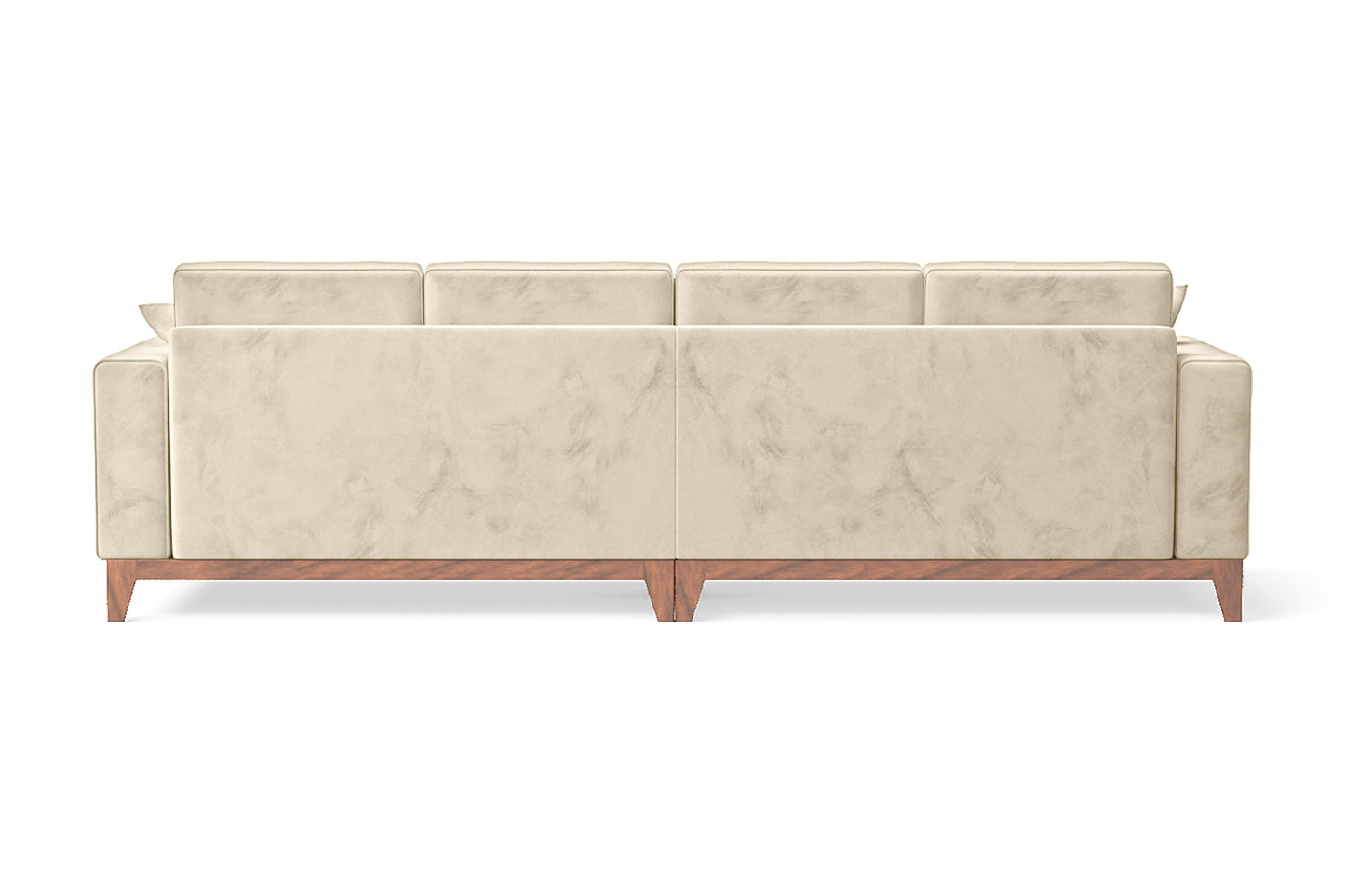 Lucca 4 Seater Sofa Cream Velvet