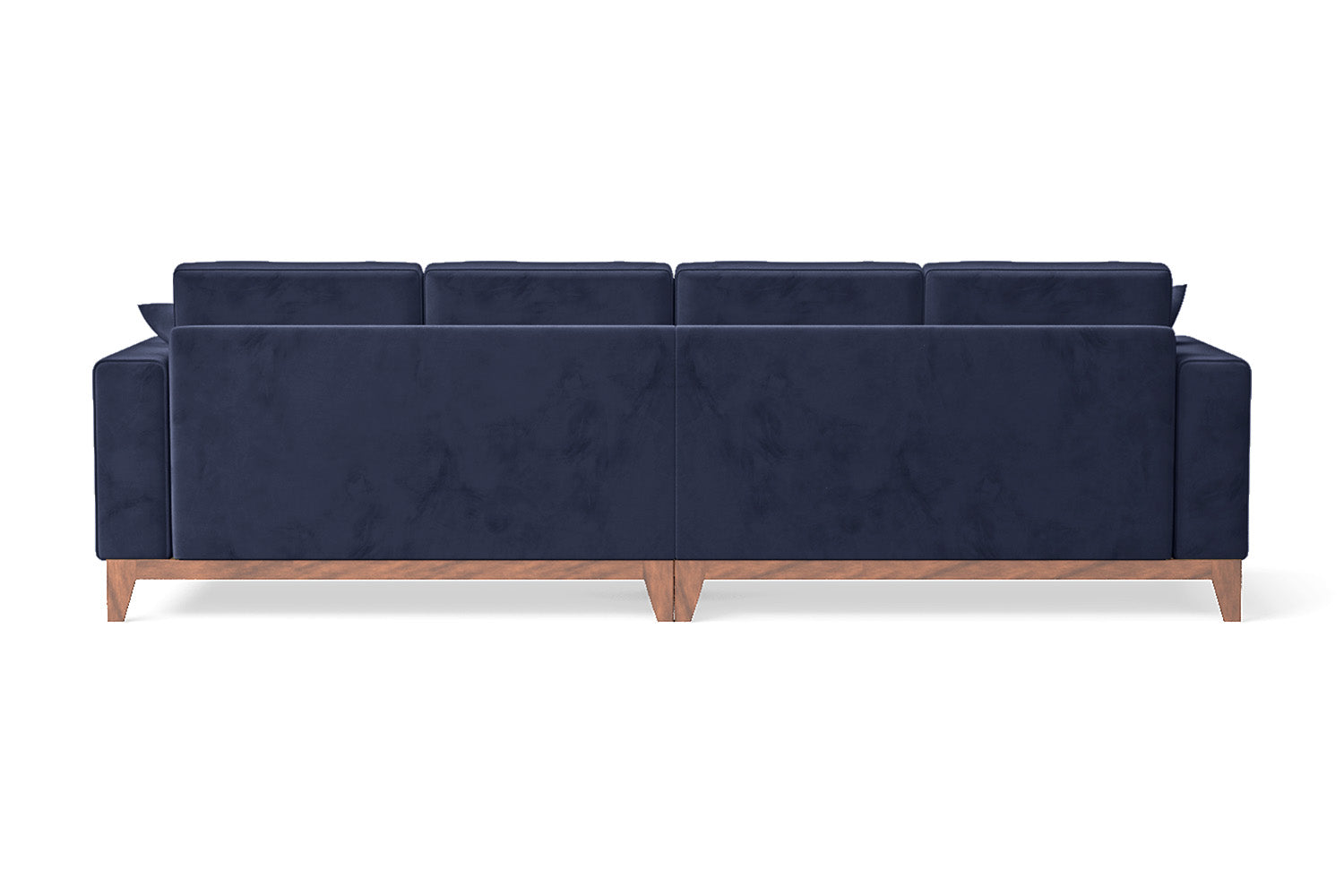 Lucca 4 Seater Sofa Dark Blue Velvet