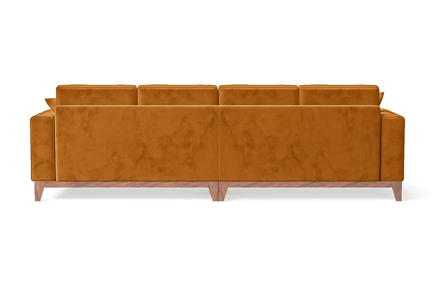 Lucca 4 Seater Sofa Gold Velvet