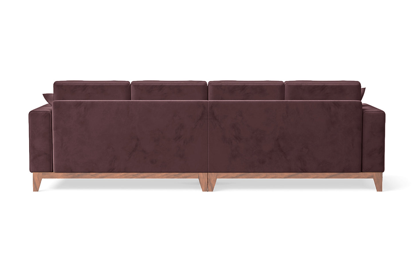 Lucca 4 Seater Sofa Grape Velvet