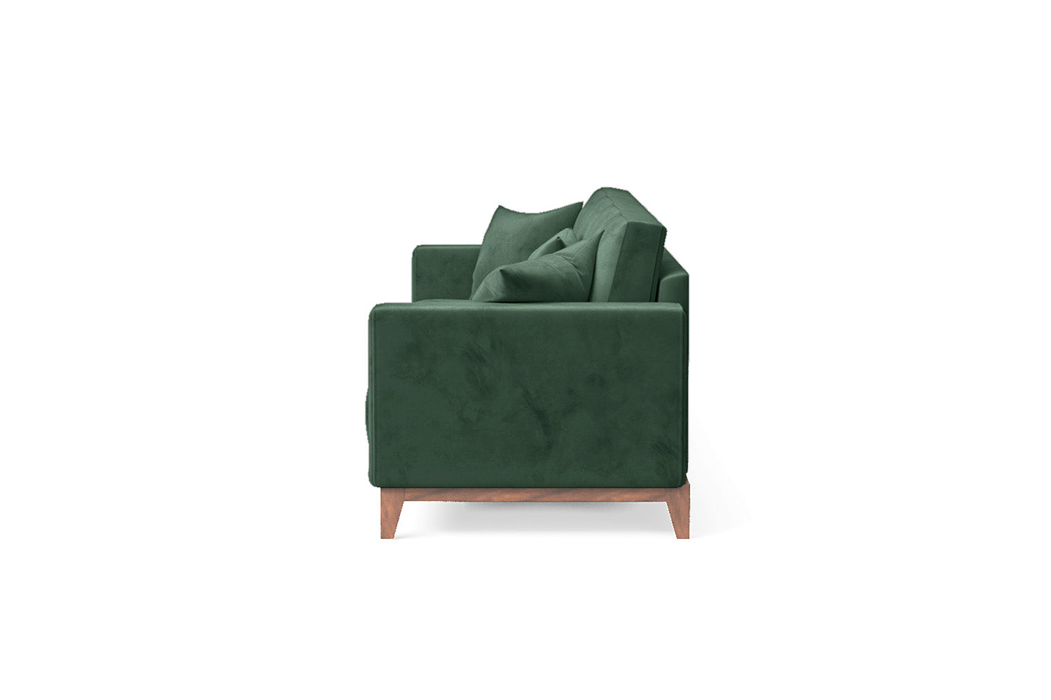 Lucca 4 Seater Sofa Green Velvet