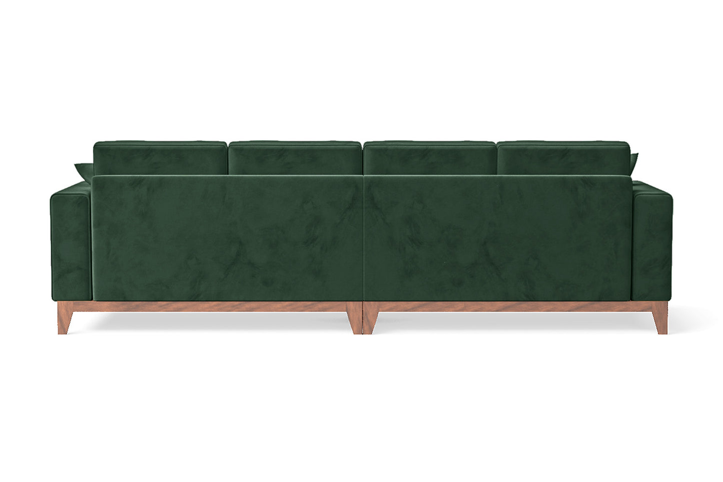 Lucca 4 Seater Sofa Green Velvet