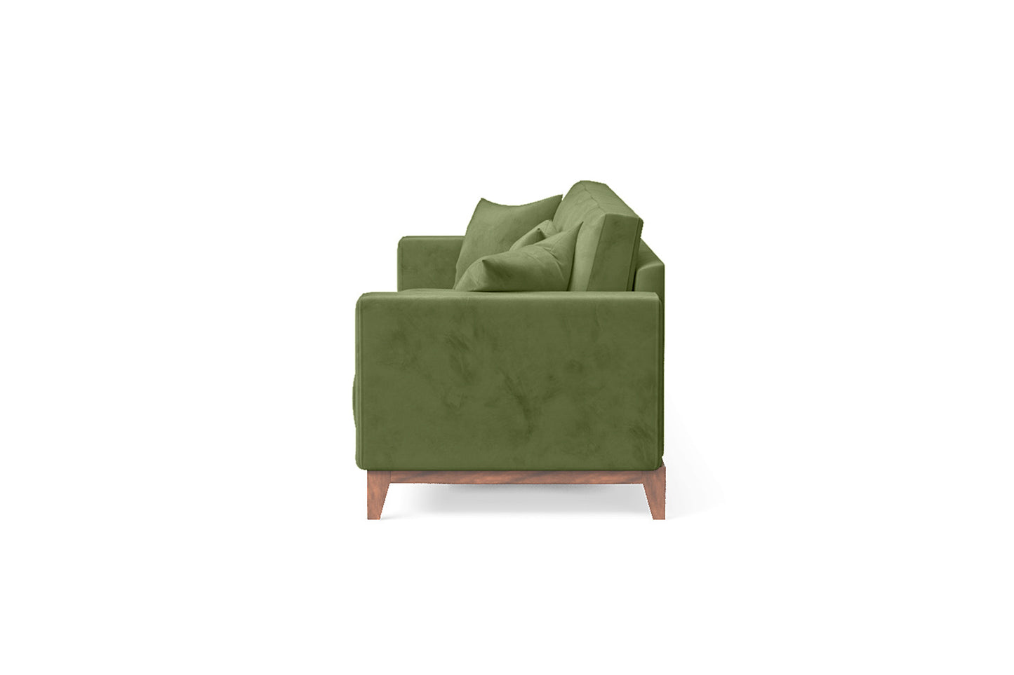 Lucca 4 Seater Sofa Lime Velvet