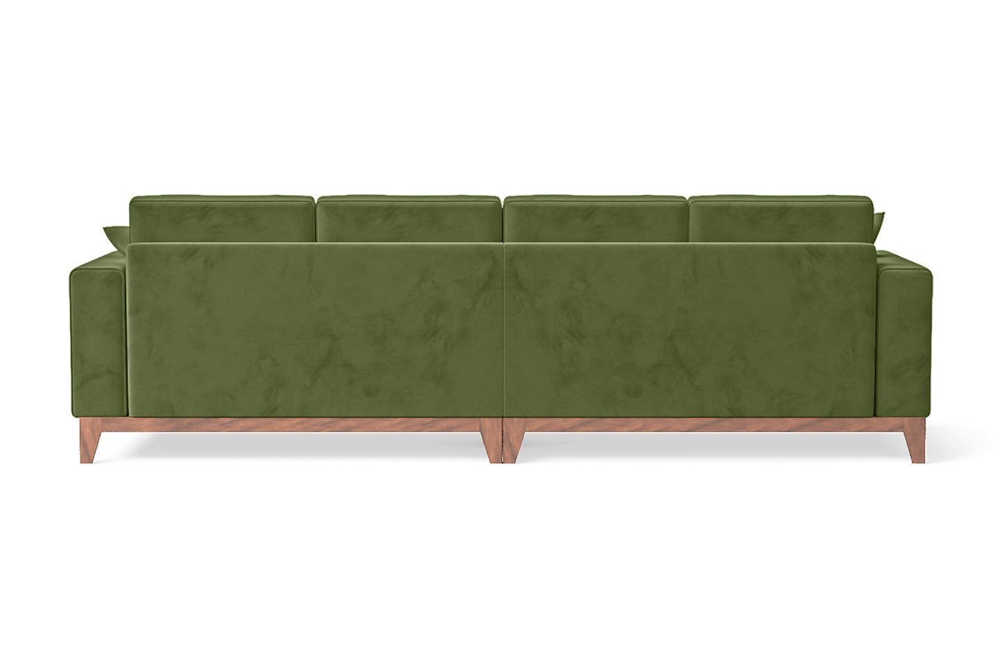 Lucca 4 Seater Sofa Lime Velvet