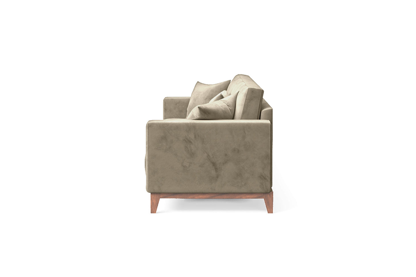 Lucca 4 Seater Sofa Sand Velvet