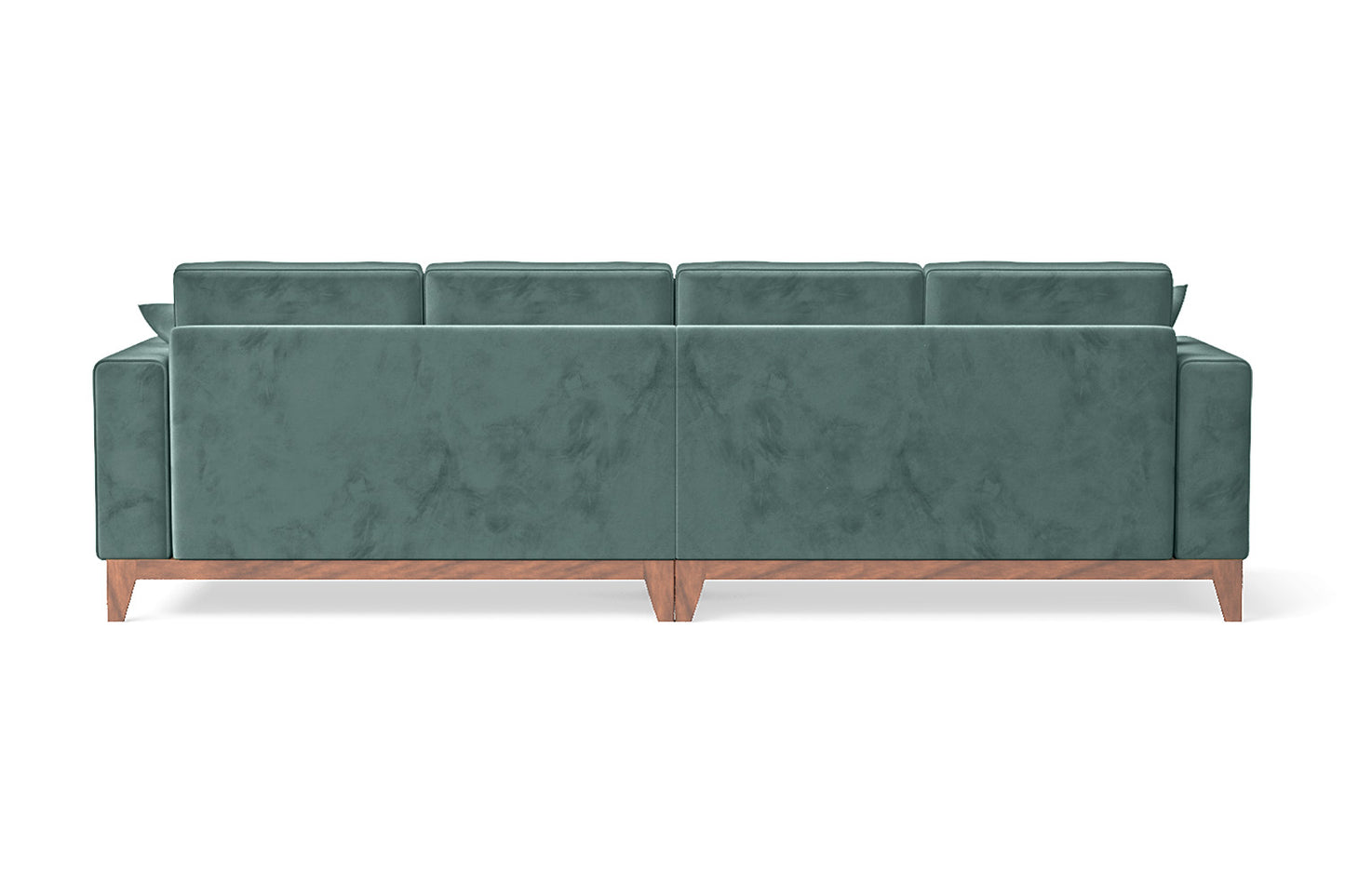 Lucca 4 Seater Sofa Teal Velvet