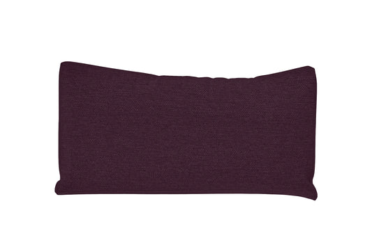 Lumbar Cushions 50 x 35 cm Purple Linen Fabric