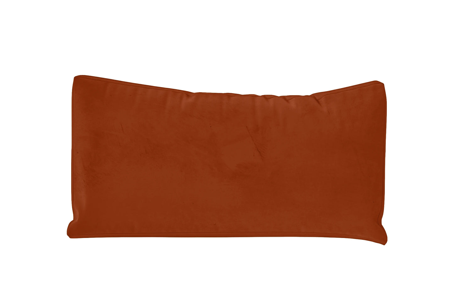 Lumbar Cushions 50 x 35 cm Orange Velvet