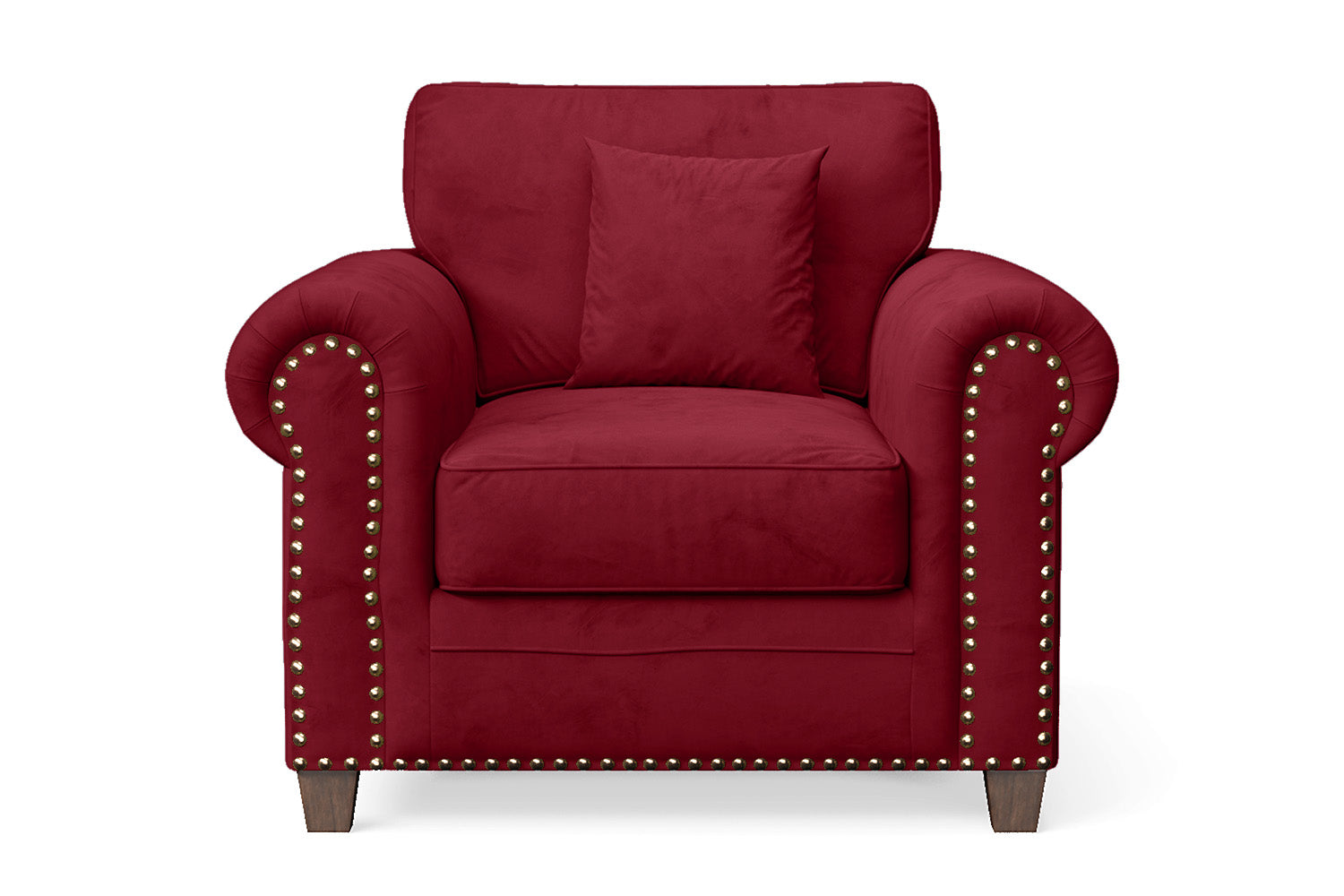 Marano Armchair Red Velvet