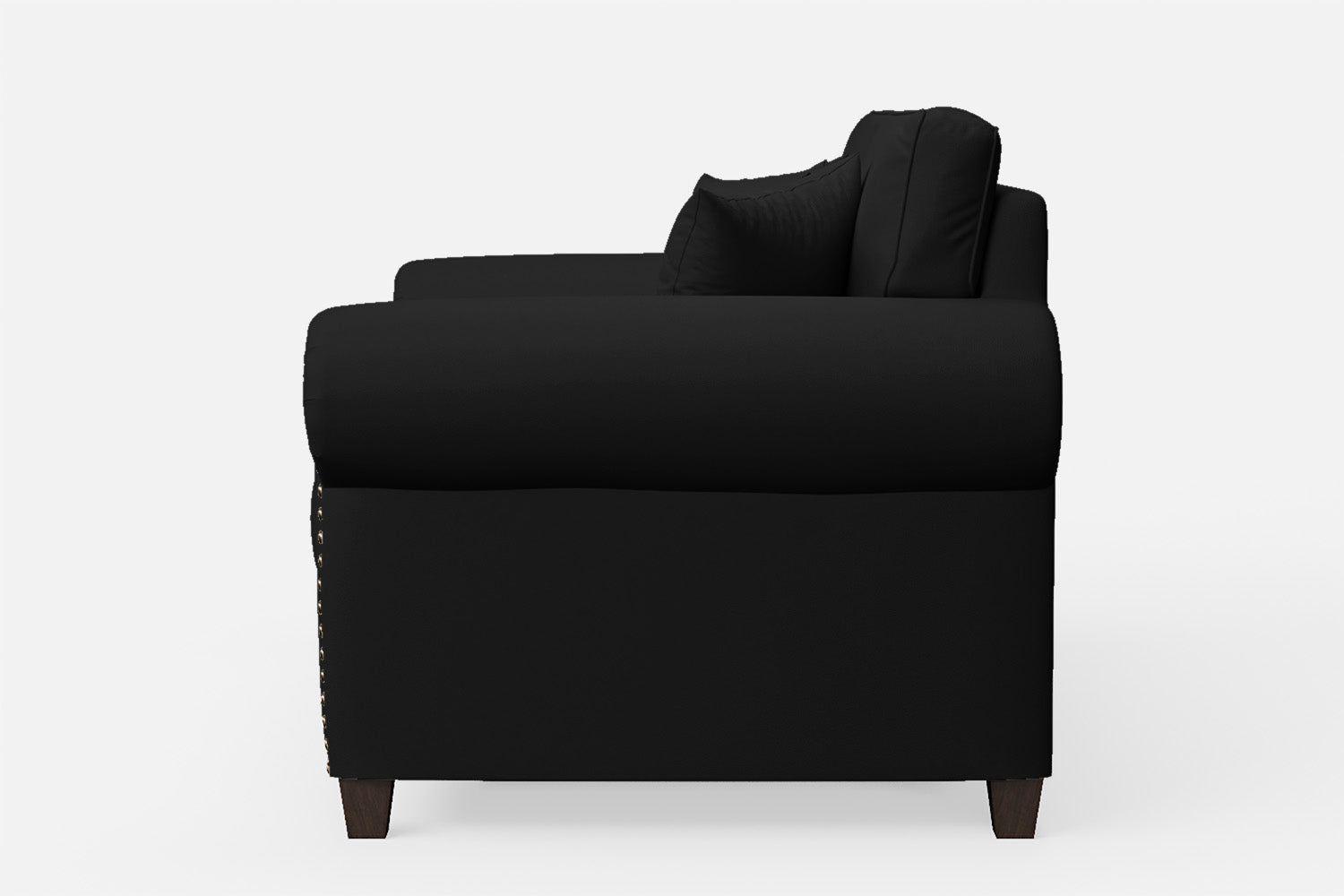 Marano 2 Seater Sofa Black Leather