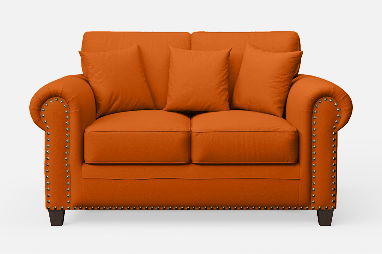 Marano 2 Seater Sofa Orange Leather