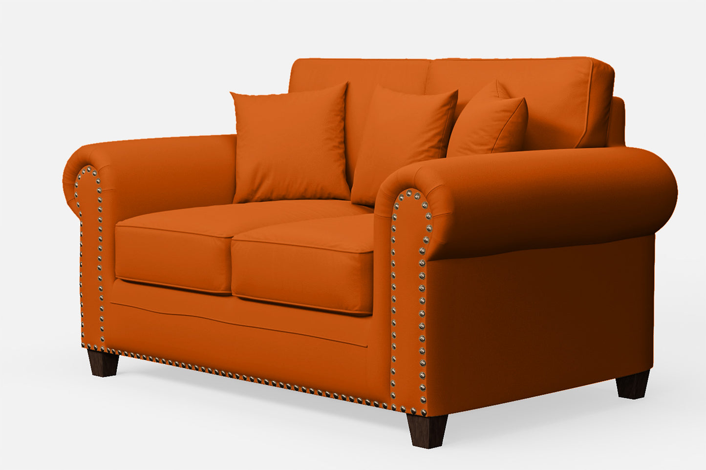 Marano 2 Seater Sofa Orange Leather