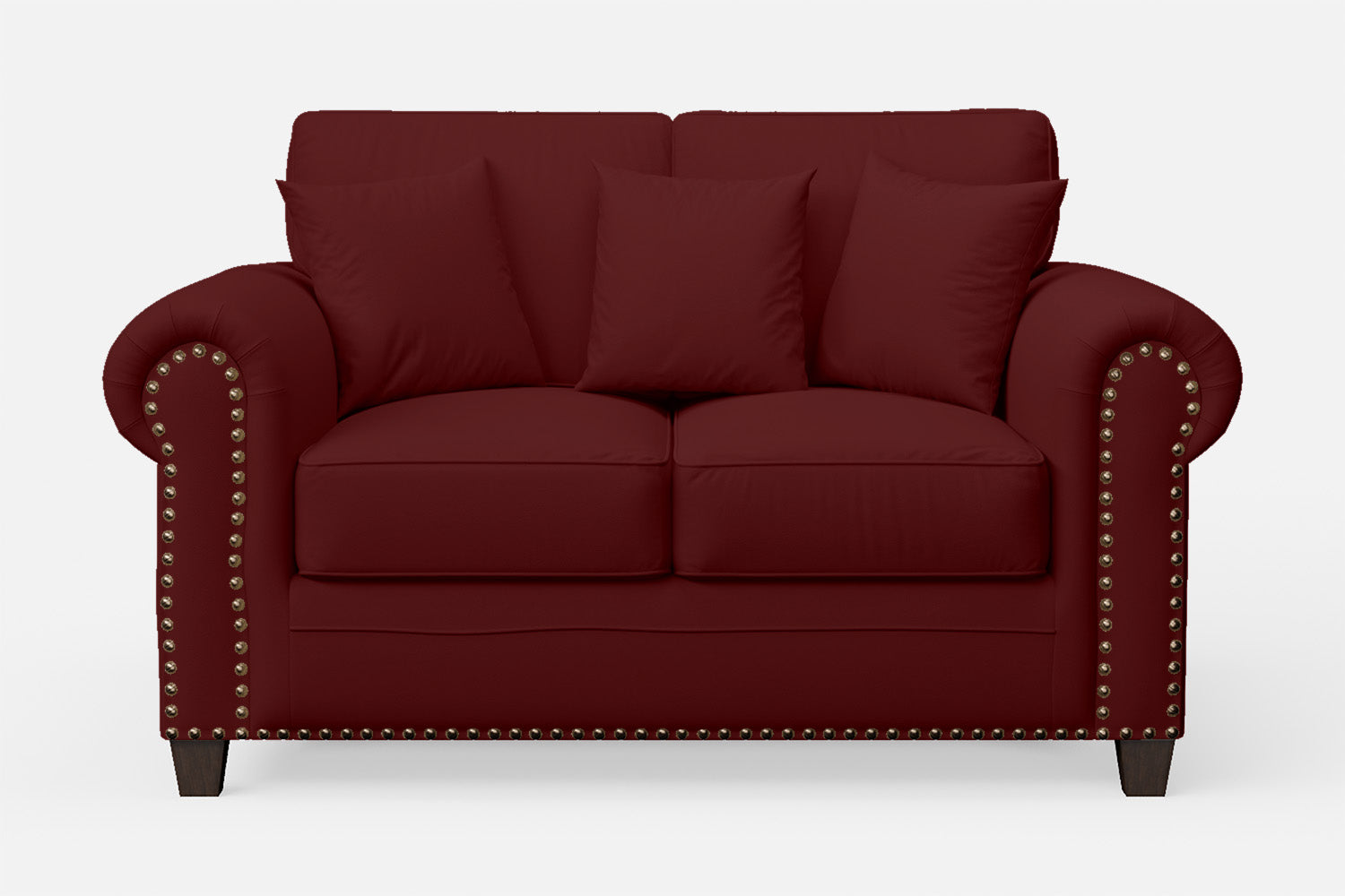 Marano 2 Seater Sofa Red Leather