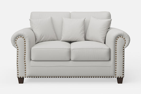 Marano 2 Seater Sofa White Leather