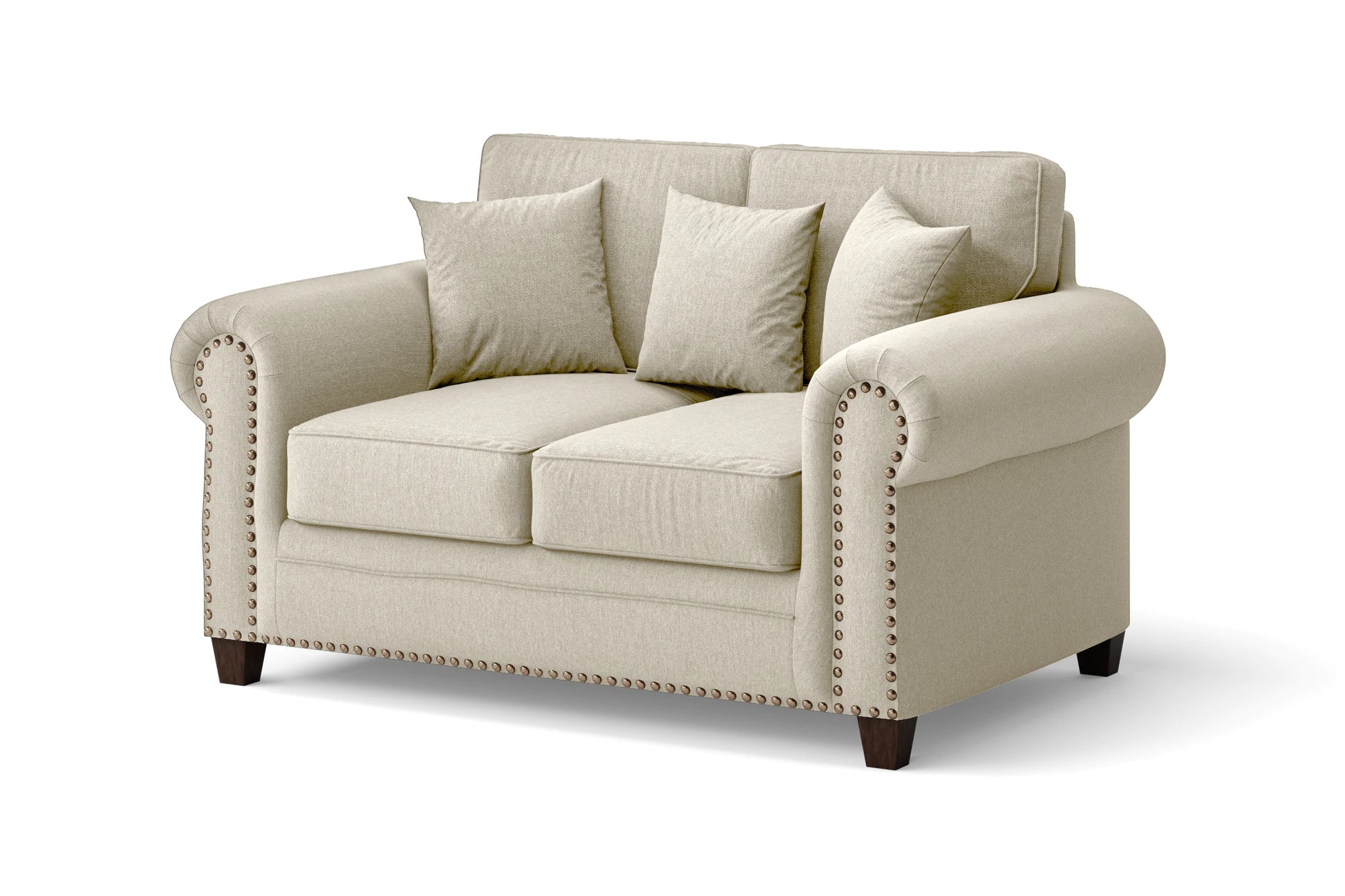 Marano 2 Seater Sofa Cream Linen Fabric