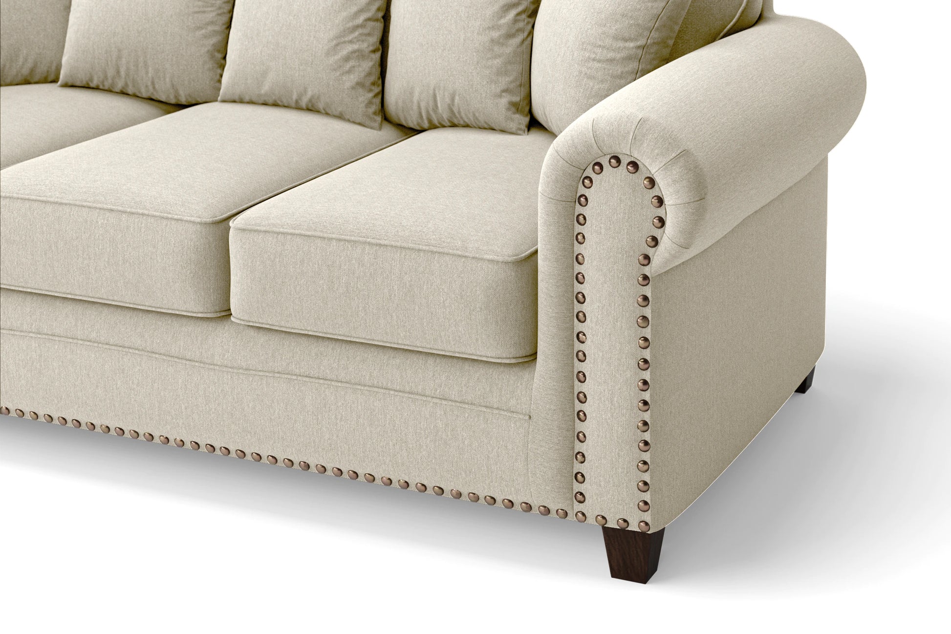 Marano 2 Seater Sofa Cream Linen Fabric