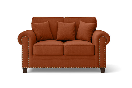 Marano 2 Seater Sofa Orange Linen Fabric