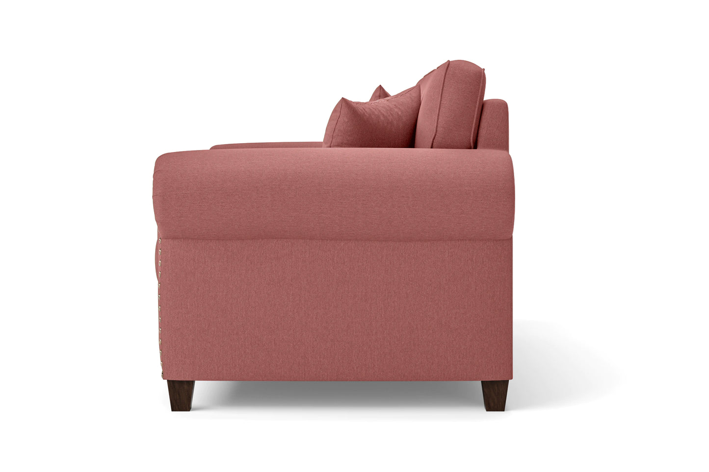 Marano 2 Seater Sofa Rose Pink Linen Fabric