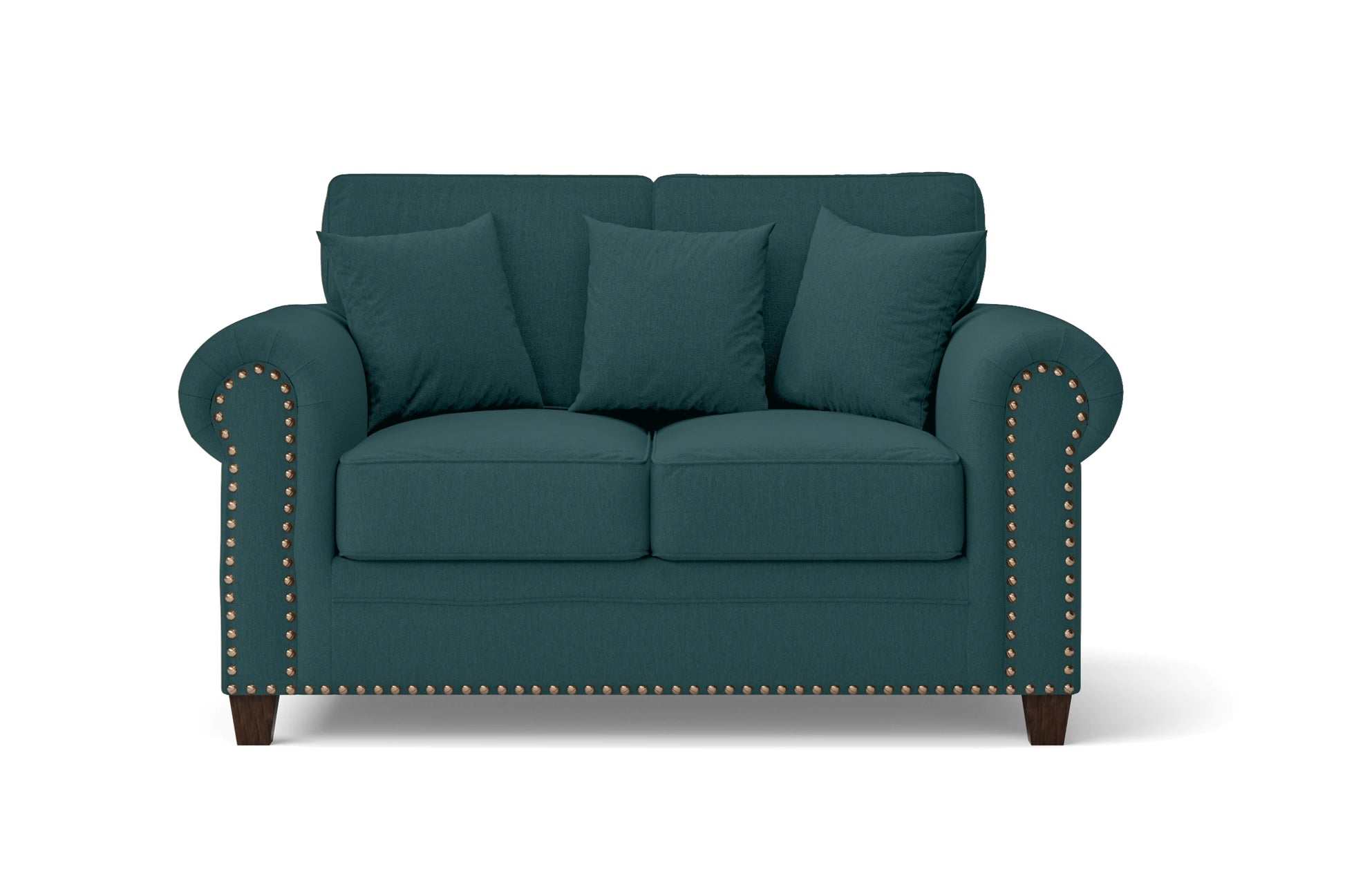 Marano 2 Seater Sofa Teal Linen Fabric