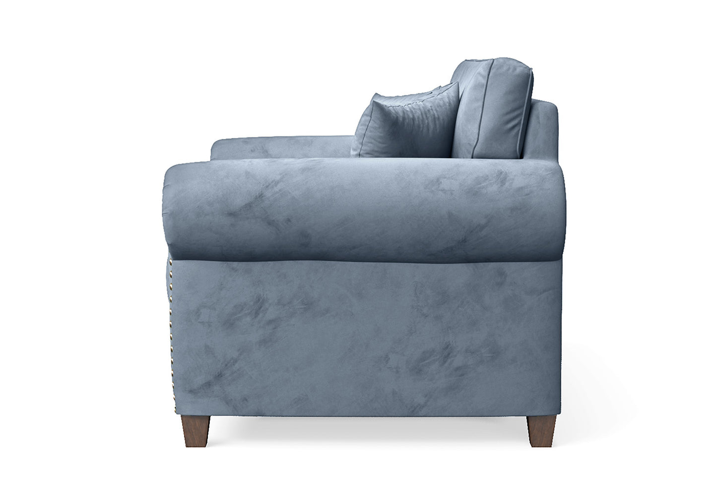 Marano 2 Seater Sofa Baby Blue Velvet