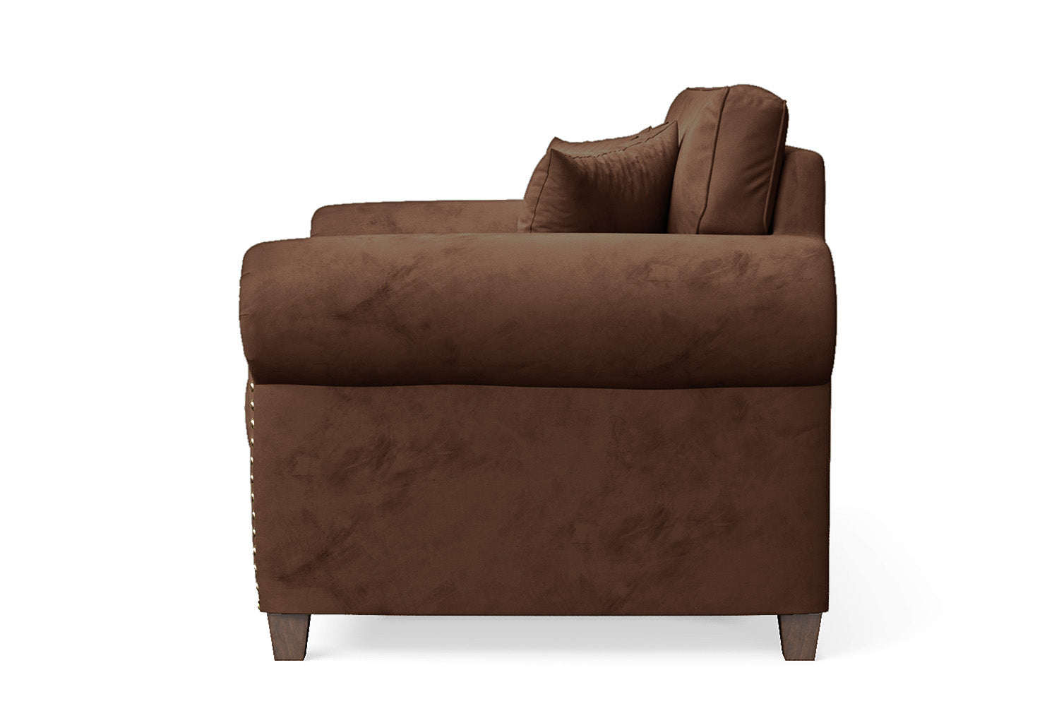 Marano 2 Seater Sofa Coffee Brown Velvet