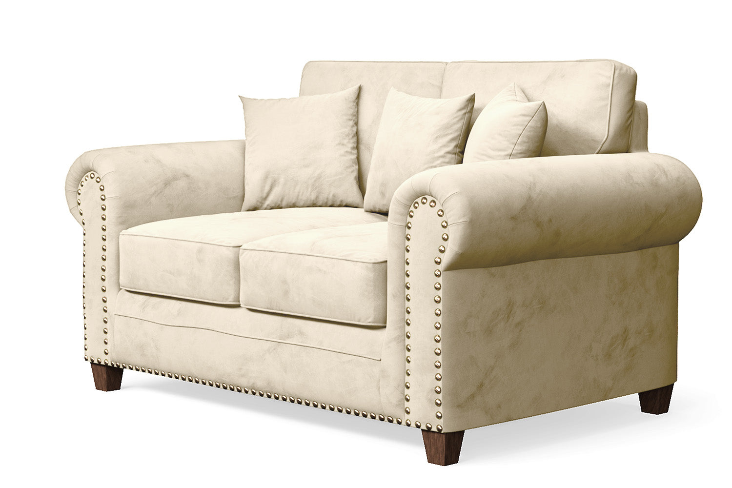 Marano 2 Seater Sofa Cream Velvet