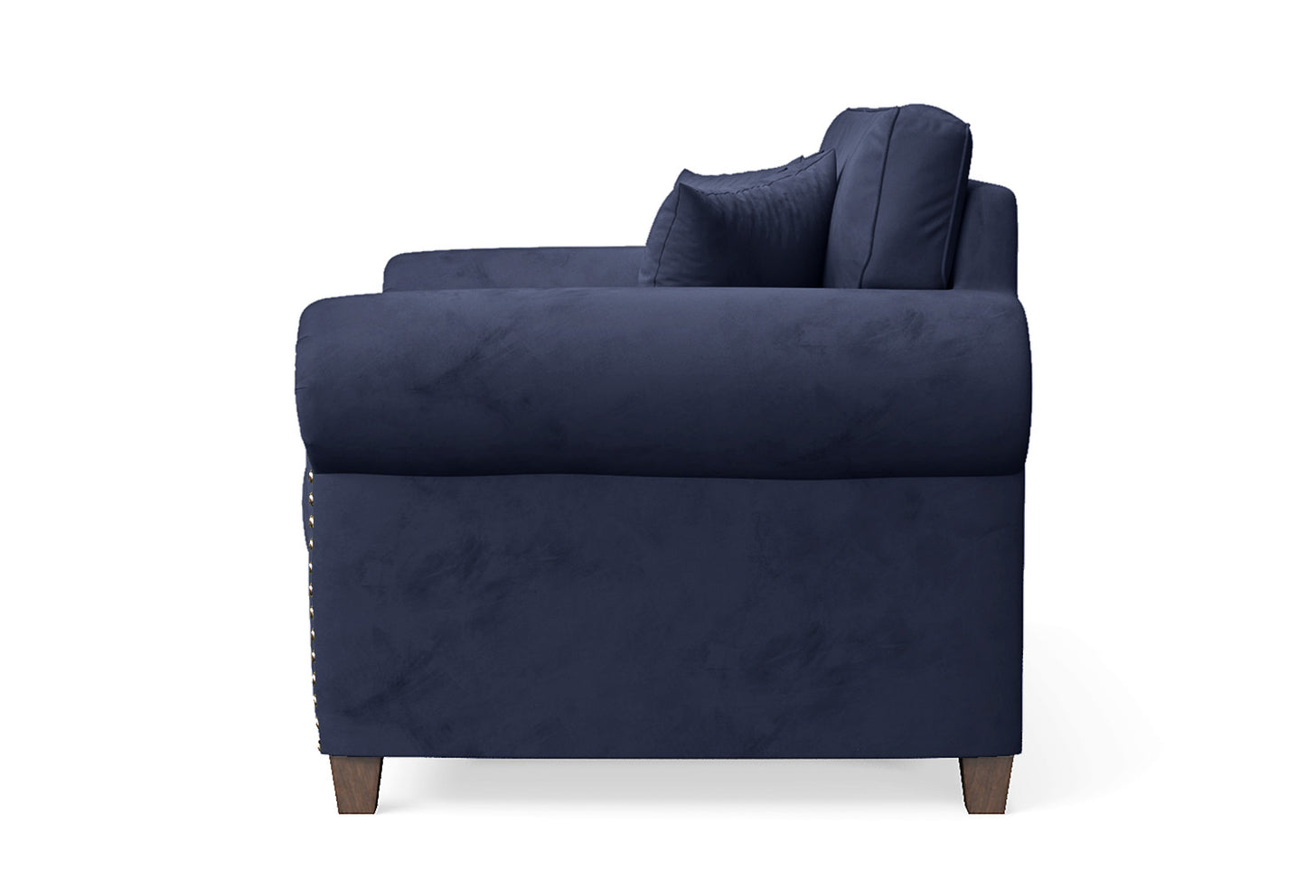 Marano 2 Seater Sofa Dark Blue Velvet