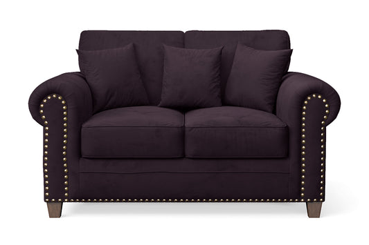 Marano 2 Seater Sofa Purple Velvet