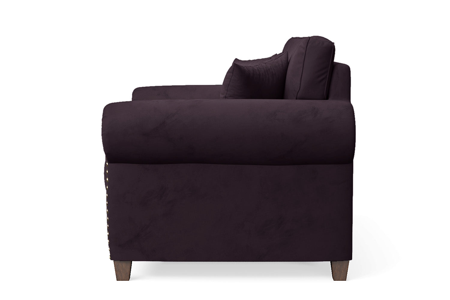 Marano 2 Seater Sofa Purple Velvet