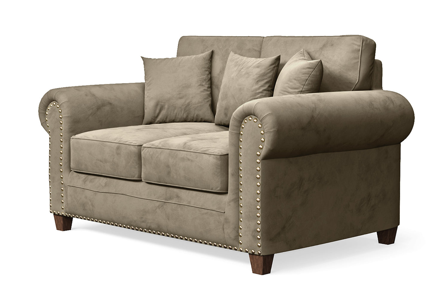 Marano 2 Seater Sofa Sand Velvet