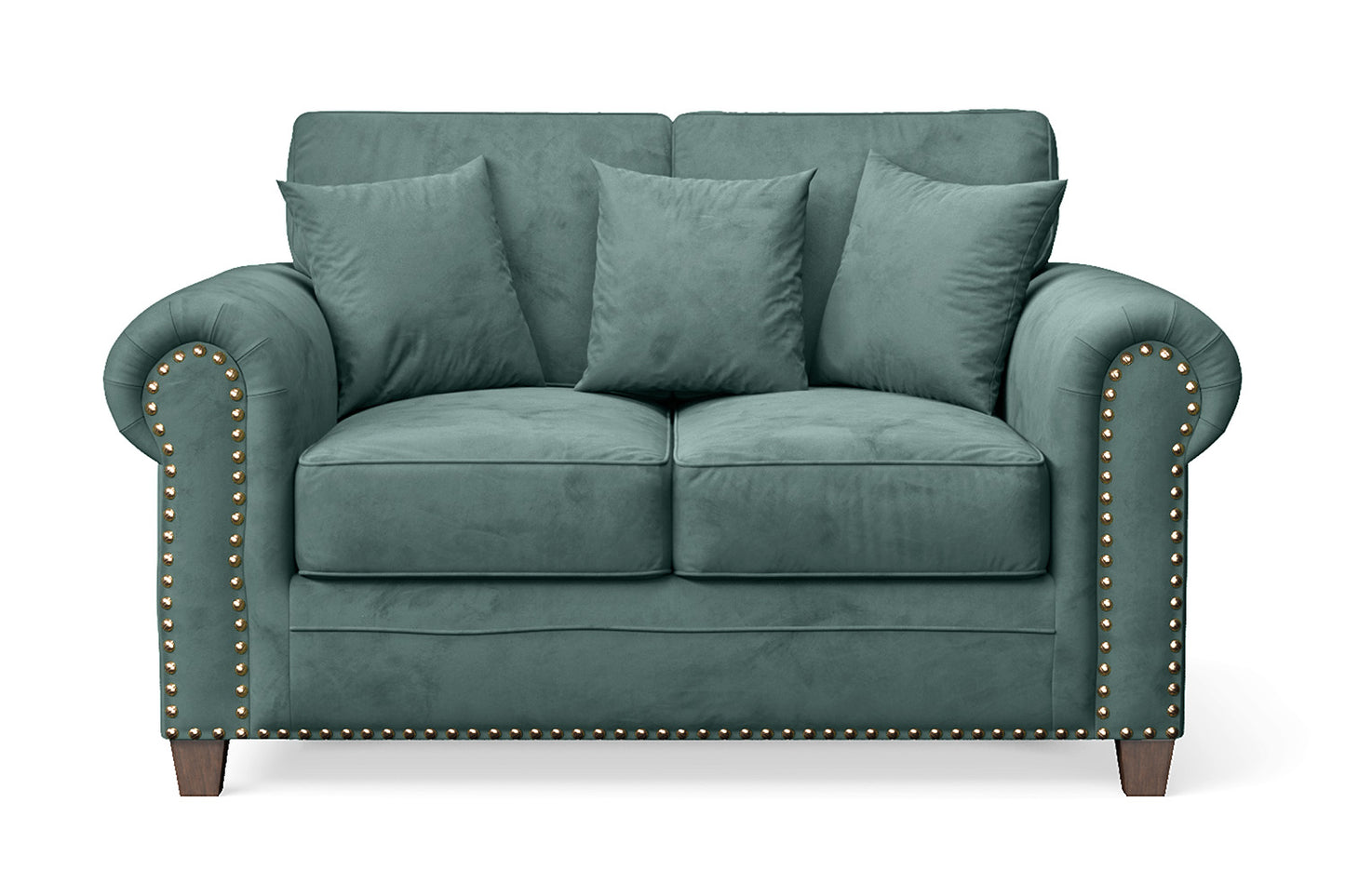 Marano 2 Seater Sofa Teal Velvet