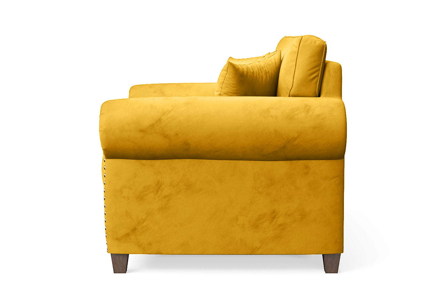 Marano 2 Seater Sofa Yellow Velvet