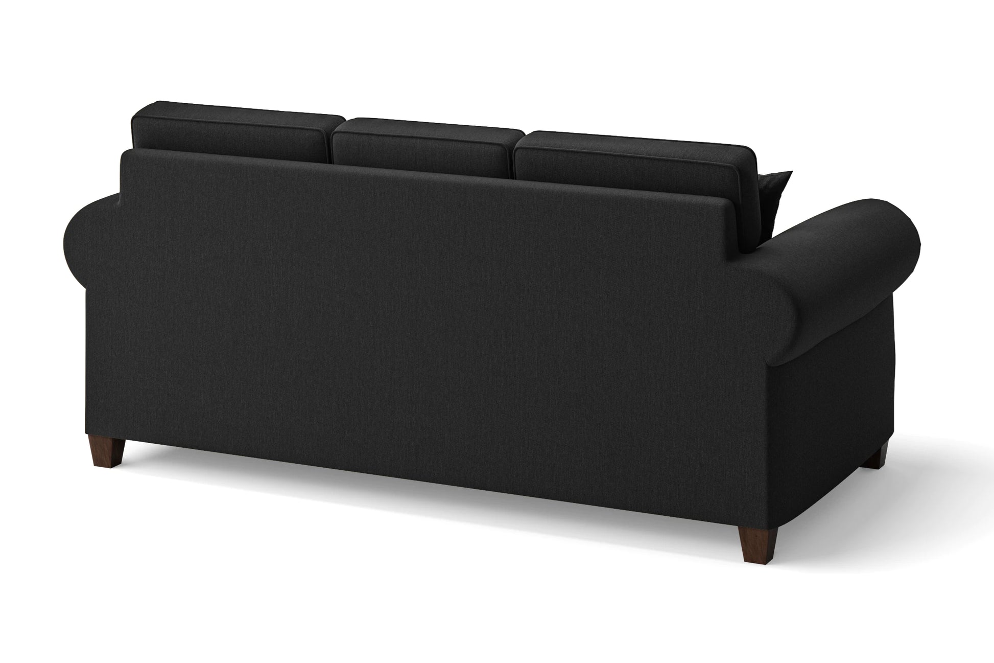 Marano 3 Seater Sofa Black Linen Fabric