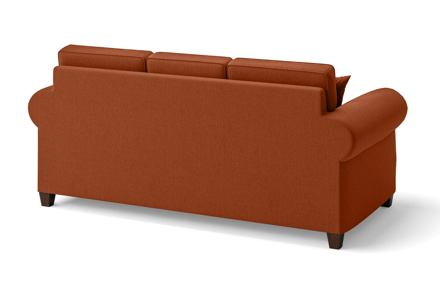 Marano 3 Seater Sofa Orange Linen Fabric