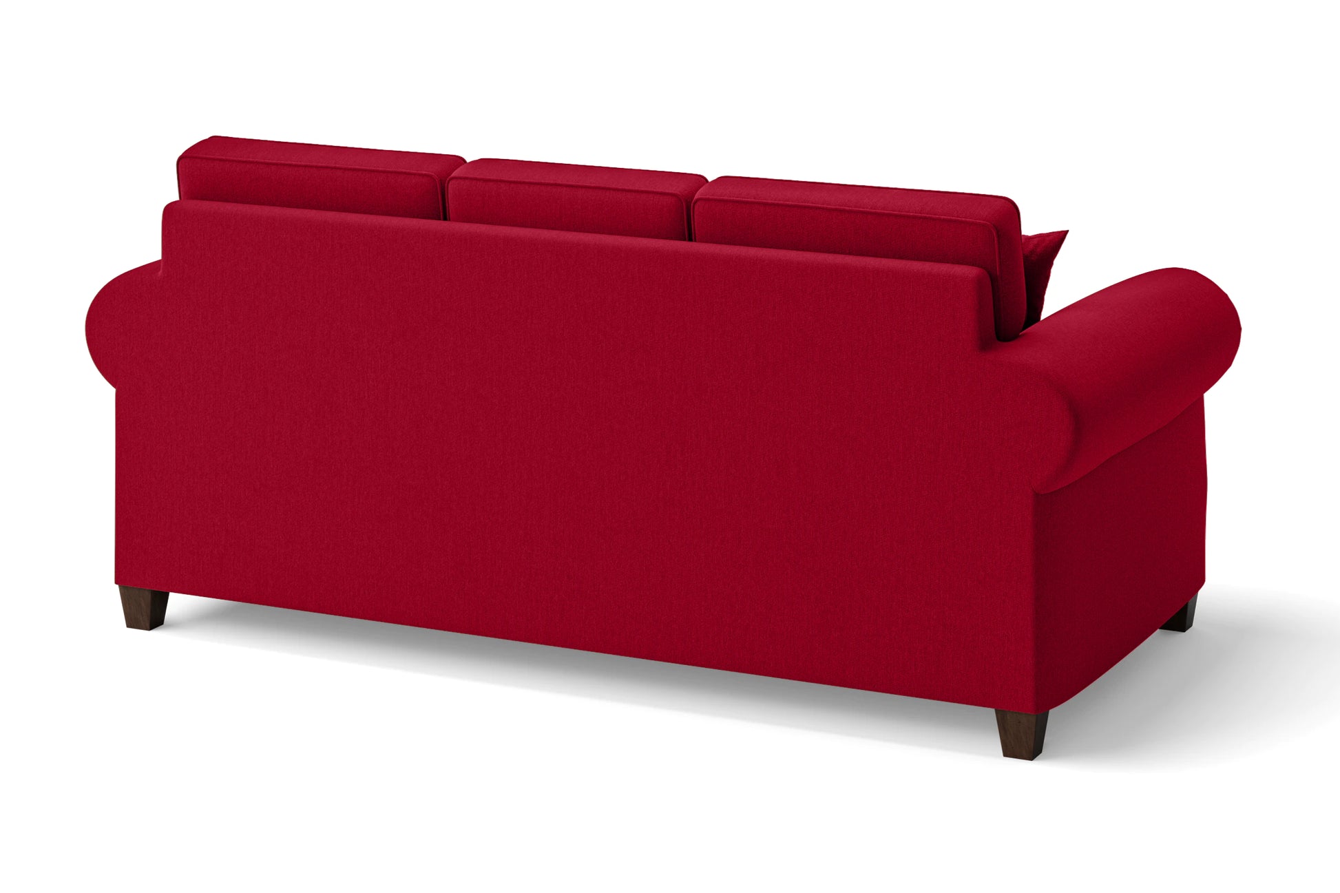 Marano 3 Seater Sofa Red Linen Fabric