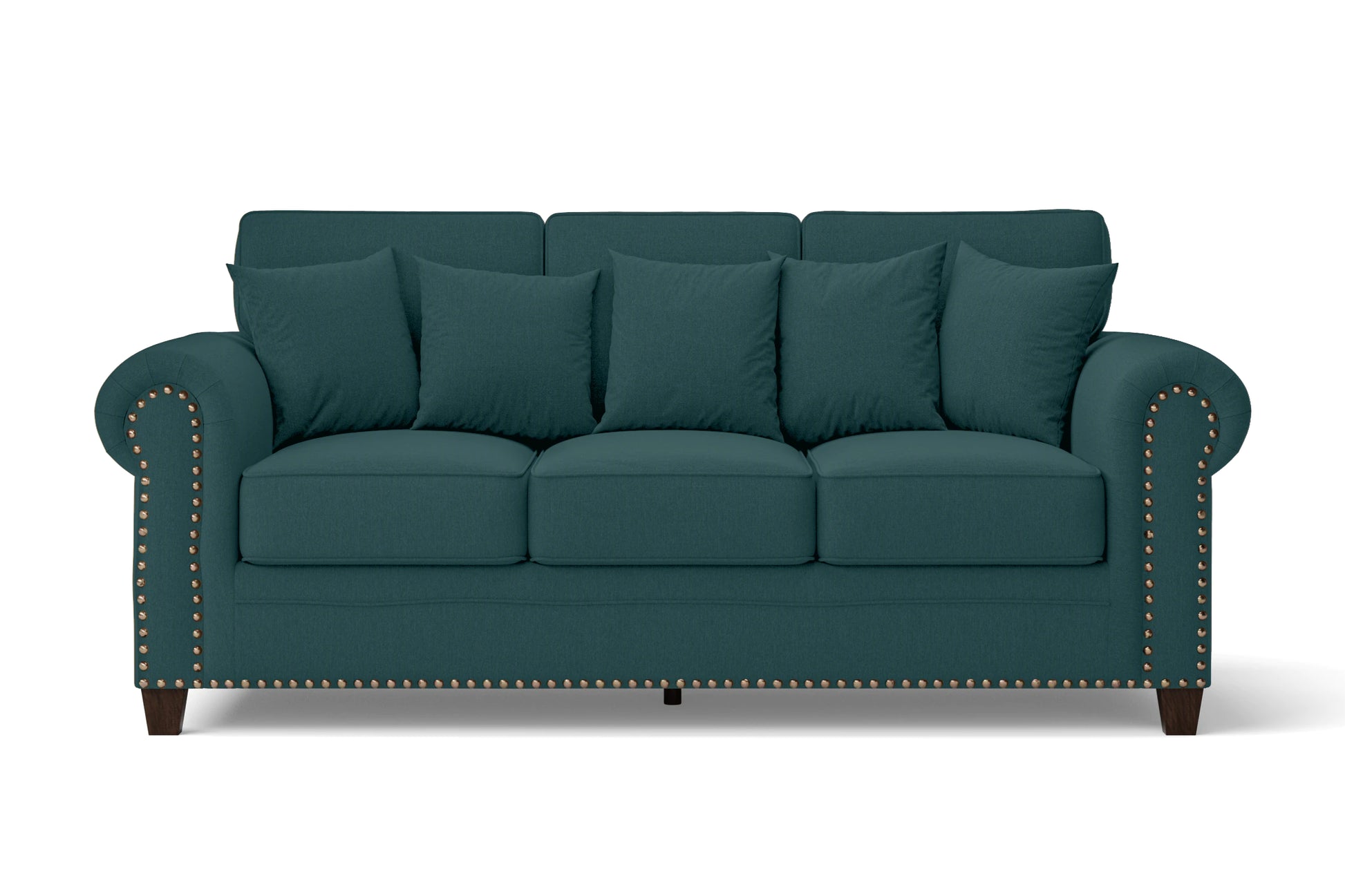 Marano 3 Seater Sofa Teal Linen Fabric