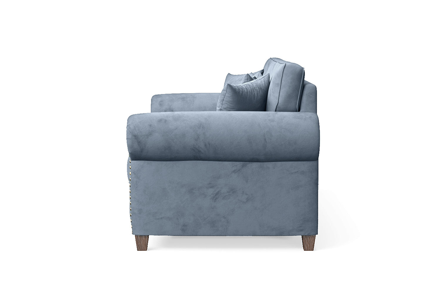 Marano 3 Seater Sofa Baby Blue Velvet