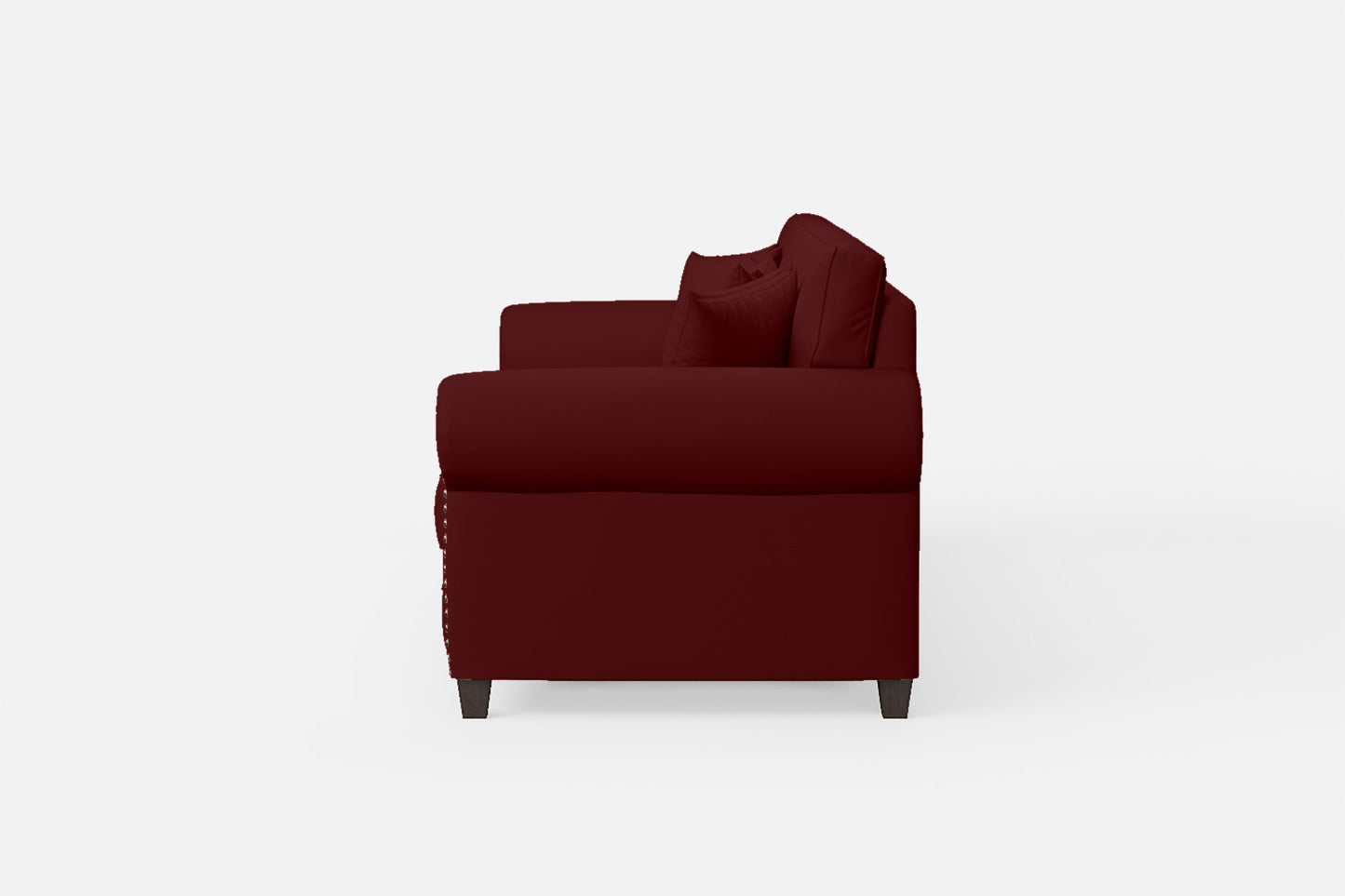 Marano 4 Seater Sofa Red Leather