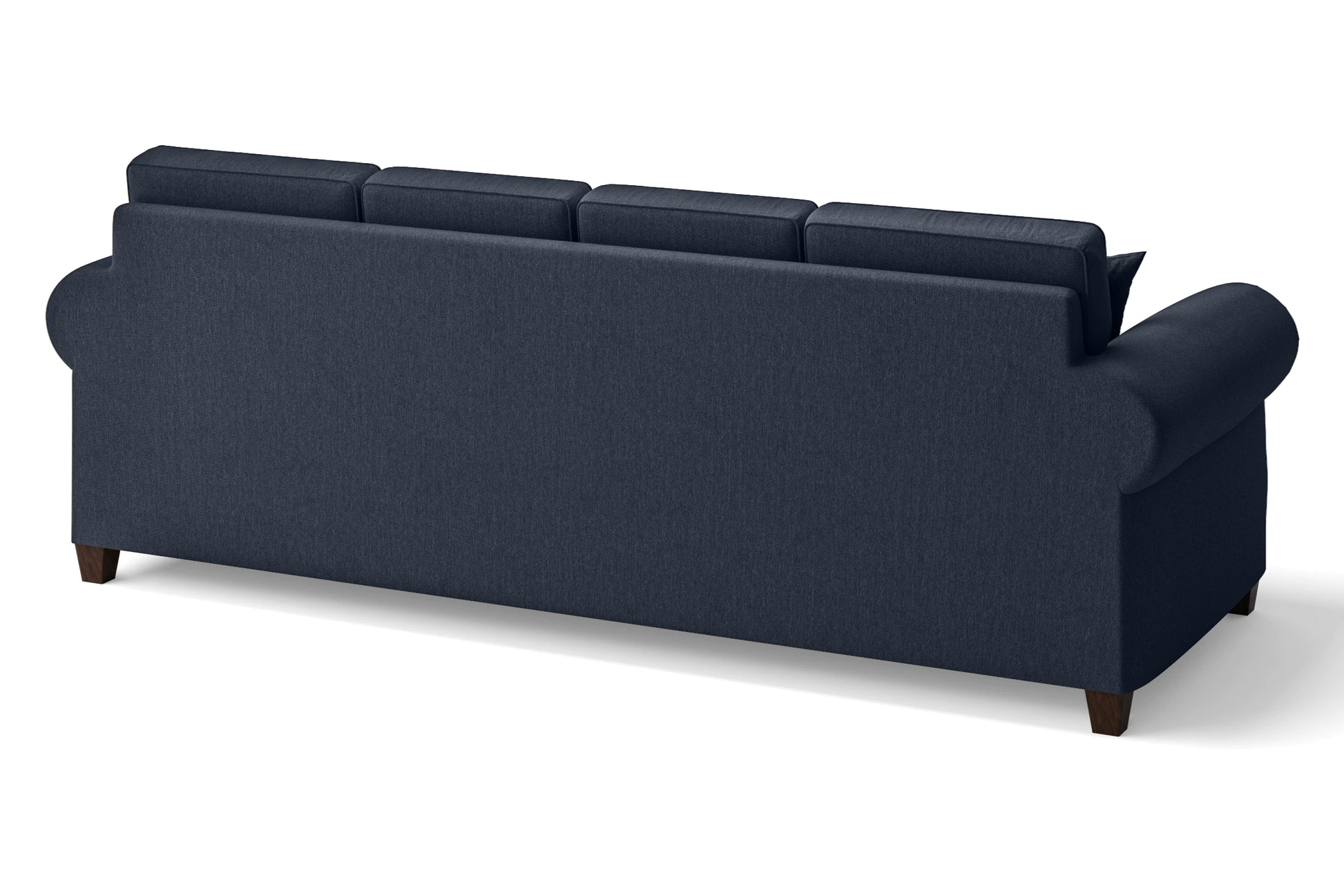 Marano 4 Seater Sofa Dark Blue Linen Fabric