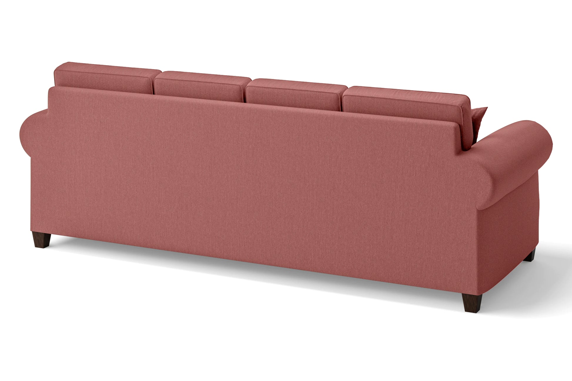 Marano 4 Seater Sofa Rose Pink Linen Fabric