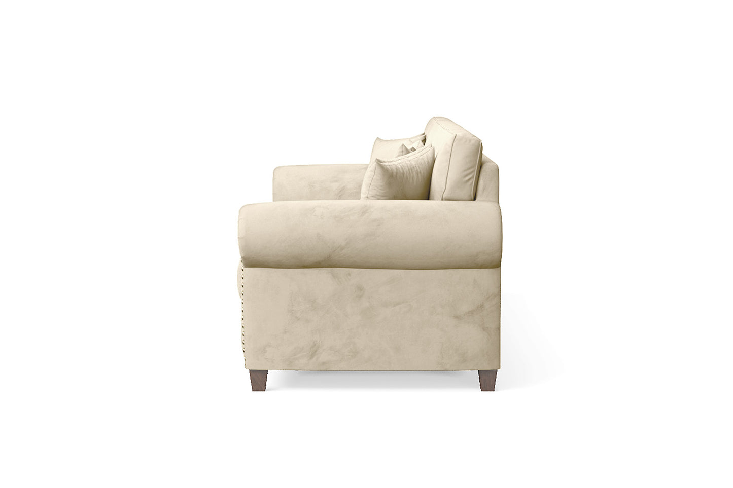 Marano 4 Seater Sofa Cream Velvet