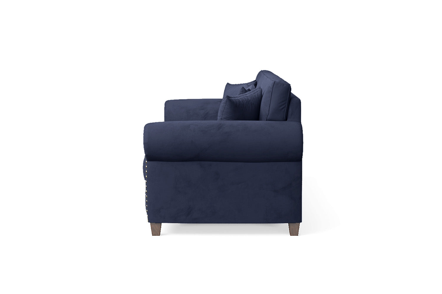 Marano 4 Seater Sofa Dark Blue Velvet