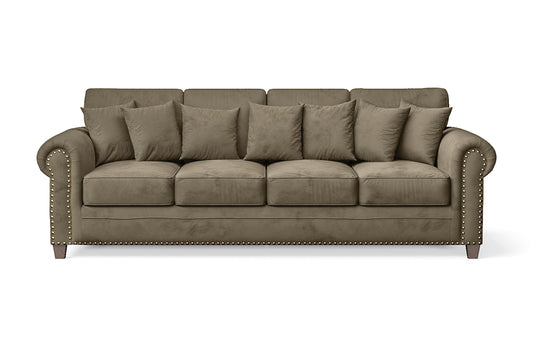 Marano 4 Seater Sofa Sand Velvet