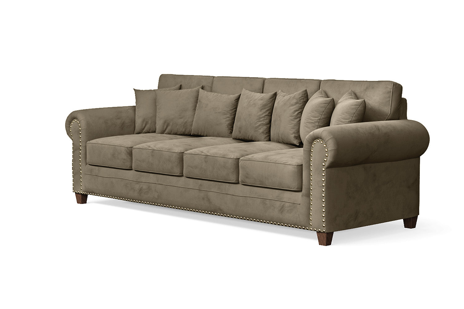 Marano 4 Seater Sofa Sand Velvet