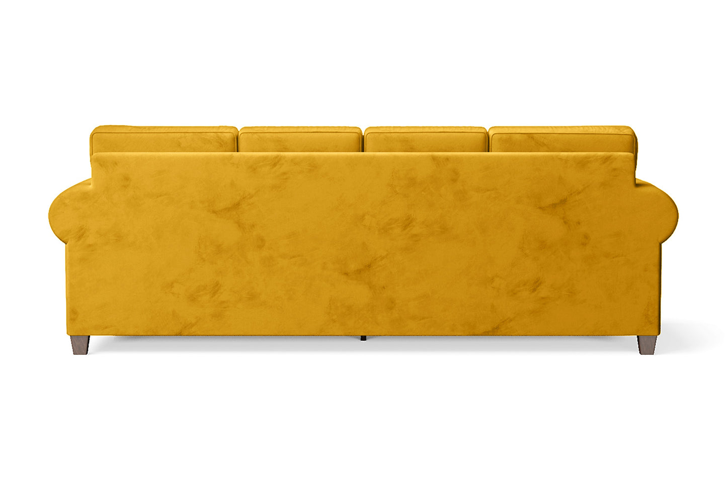 Marano 4 Seater Sofa Yellow Velvet