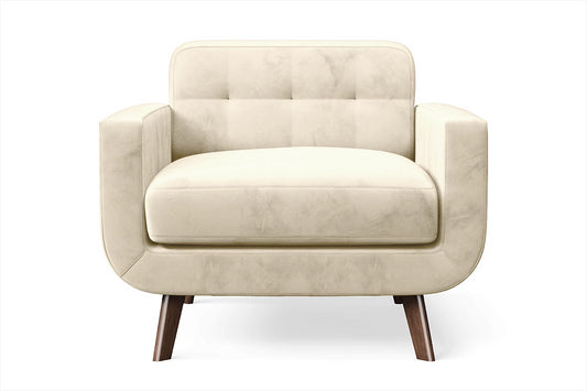 Marsela Armchair Cream Velvet