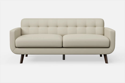 Marsela 2 Seater Sofa Cream Leather