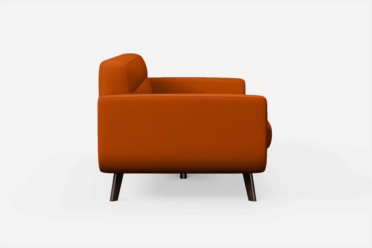 Marsela 2 Seater Sofa Orange Leather